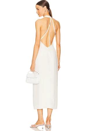 REVOLVE St. Agni St. agni vestido midi asymmetrical belt back en color blanco talla L en - White. Talla L (también en XL).