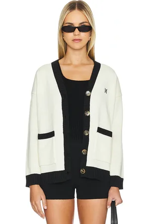 REVOLVE Musier Paris Musier paris cárdigan louis en color blanco talla 36/4 en /black - White. Talla 36/4 (también en 38/6).