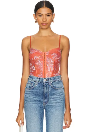 REVOLVE Free People Free people body intimately fp printed night rhythm en color óxido talla L en - Rust. Talla L (también en XL).