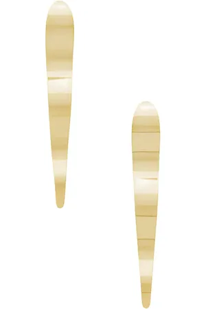 REVOLVE Retrofete Retrofete pendiente wavy en color oro metálico talla all en - Metallic Gold. Talla all.