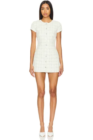 REVOLVE MAJORELLE Majorelle vestido tammy mini en color ivory talla L en - Ivory. Talla L (también en XL).
