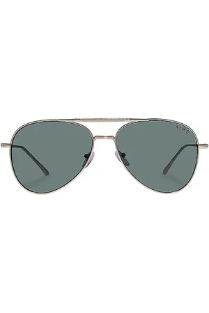 REVOLVE AIRE Aire gafas de sol alpha en color oro metálico talla all en - Metallic Gold. Talla all.