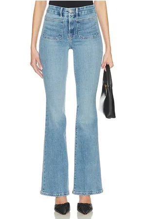 REVOLVE Good American Good american campana good legs en color denim claro talla 18 en - Denim-Light. Talla 18 (también en 20, 22, 24, 26, 28).