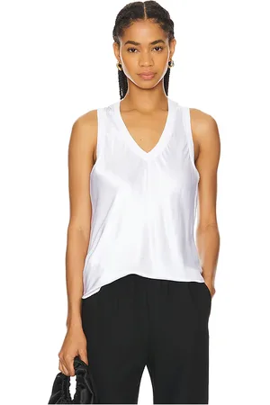REVOLVE LA Made La made camiseta tirantes bridget en color talla M en - White. Talla M (también en S).
