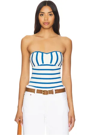 REVOLVE Favorite Daughter Favorite daughter corsé athena en color ivory talla L en - Ivory. Talla L (también en S, XL).