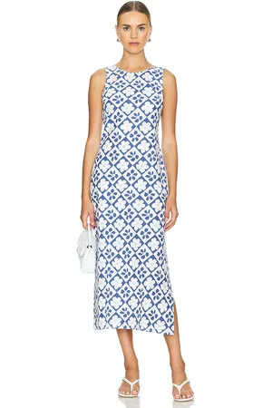REVOLVE MINKPINK Minkpink vestido midi vivi en color multi talla L en - Multi. Talla L (también en M, S, XS).