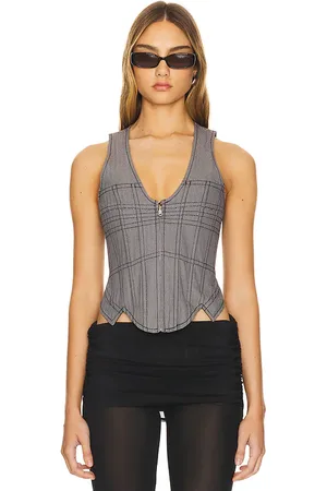 REVOLVE Miaou Miaou corsé dolly en color gris talla L en - Grey. Talla L (también en S, XS, XXS).