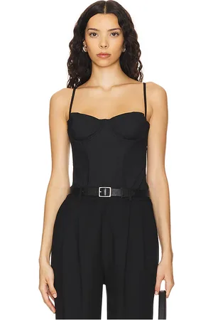 REVOLVE Kiki de Montparnasse Kiki de montparnasse corsé exposed seam en color talla S en - Black. Talla S (también en XS).