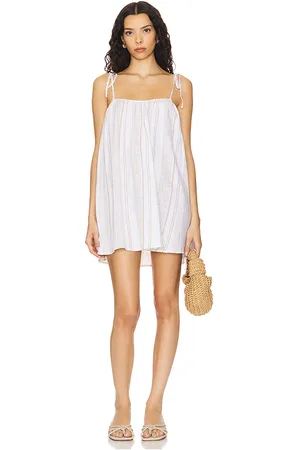 REVOLVE Tularosa Tularosa vestido linda mini en color crema talla L en - Cream. Talla L (también en M, XL).