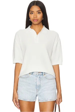REVOLVE WAO Wao textured polo en color crema talla L en - Cream. Talla L (también en XL/1X).