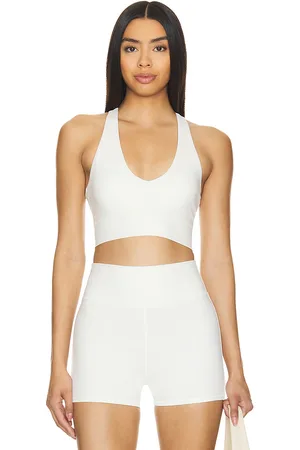 REVOLVE WellBeing + BeingWell Wellbeing + beingwell sujetador deporte movewell stevie en color blanco talla XL en - White. Talla XL (también en X