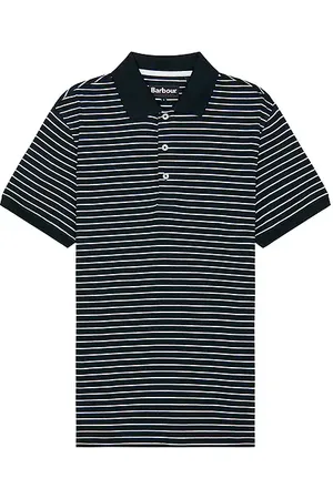 REVOLVE Barbour Barbour westgate striped polo shirt en color azul talla M en - Blue. Talla M (también en S, XL/1X).