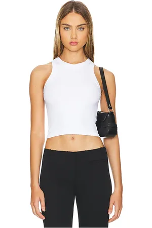REVOLVE CLYQUE Clyque camiseta tirantes corta kelly en color talla XL en - White. Talla XL (también en XS).