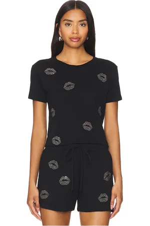 REVOLVE Lauren Moshi Lauren moshi camiseta tirantes baby ursula en color talla S en - Black. Talla S (también en XS).