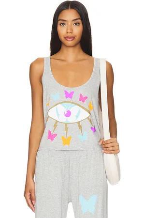 REVOLVE Lauren Moshi Lauren moshi camiseta tirantes rosetta en color gris talla S en - Grey. Talla S (también en XL).