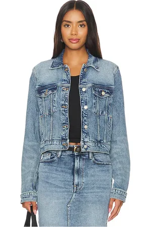 REVOLVE Good American Good american chaqueta committed to fit en color denim-medium talla 4X en - Denim-Medium. Talla 4X (también en 5X).