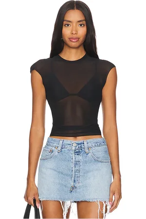 REVOLVE AFRM Afrm nina top en color negro talla 1X en - Black. Talla 1X (también en 2X, 3X, XL).