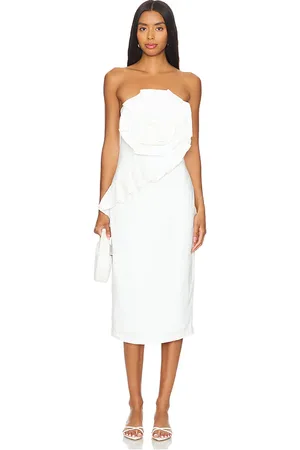 REVOLVE Yumi Kim Yumi kim vestido midi rio en color talla S en - White. Talla S (también en XS).