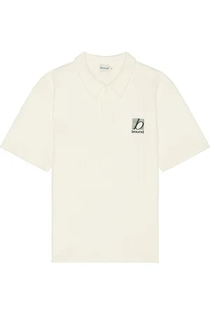 REVOLVE Bound Bound textured polo en color crema talla L en - Cream. Talla L (también en M, S).