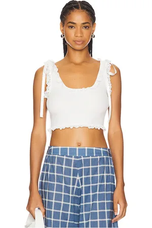 REVOLVE Selkie Selkie camiseta tirantes adore you en color blanco talla 3X en - White. Talla 3X (también en 5X, 6X, L, M, XL, XS).