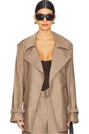 REVOLVE Helmut Lang Helmut lang trenca rider en color beige talla M en - Beige. Talla M (también en S, XS).