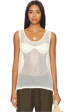 REVOLVE WAO Wao camiseta tirantes en color blanco talla M en - White. Talla M (también en XL/1X).