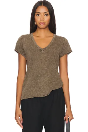 REVOLVE Bobi Bobi camiseta short sleeve en color marrón talla S en - Brown. Talla S (también en XS).