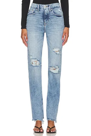 REVOLVE Good American Good american recto(a) good icon en color denim claro talla 0 en - Denim-Light. Talla 0 (también en 18, 2, 24, 26).