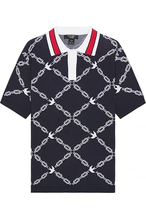 REVOLVE Tilley Tilley polo jacquard en color negro talla L en - Black. Talla L (también en M).