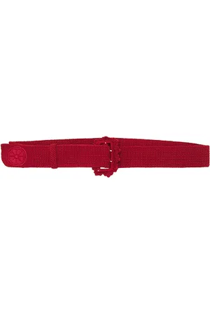 REVOLVE Nastyamasha Nastyamasha cinturón crochet with embroidery logo en color talla all en - Red. Talla all.