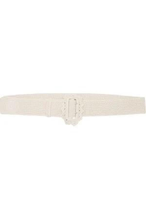REVOLVE Nastyamasha Nastyamasha cinturón crochet with embroidery logo en color blanco talla all en - White. Talla all.