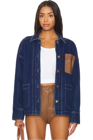 REVOLVE Central Park West Central park west chaqueta en color denim-dark talla L en - Denim-Dark. Talla L (también en M, S, XL, XS).
