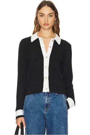 REVOLVE Central Park West Central park west millie fitted polo en color talla L en - Black. Talla L (también en XL, XS).