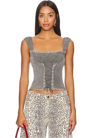 REVOLVE LIONESS Lioness corsé palmer en color gris talla S en - Grey. Talla S (también en XL, XS, XXS).