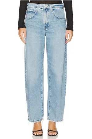 REVOLVE FRAME Frame pierna ancha low slung barrel en color denim claro talla 29 en - Denim-Light. Talla 29 (también en 30, 34).
