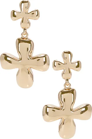 REVOLVE 8 Other Reasons 8 other reasons pendiente colgante de flor en color oro metálico talla all en - Metallic Gold. Talla all.