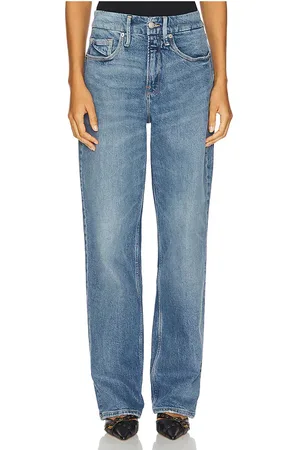 REVOLVE Good American Good american pierna recta good 90s en color denim-medium talla 0 en - Denim-Medium. Talla 0 (también en 00, 16, 18, 2, 20, 22