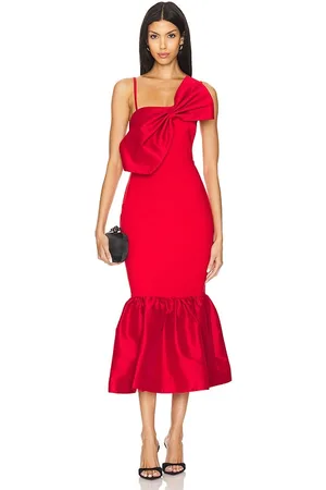 REVOLVE LIKELY Likely vestido midi patti en color rojo talla 0 en - Red. Talla 0 (también en 00, 2, 4, 6, 8).