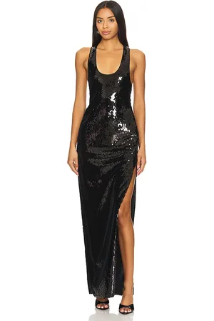 REVOLVE Retrofete Retrofete vestido lentejuelas bella en color talla L en - Black. Talla L (también en M, S, XL, XS).