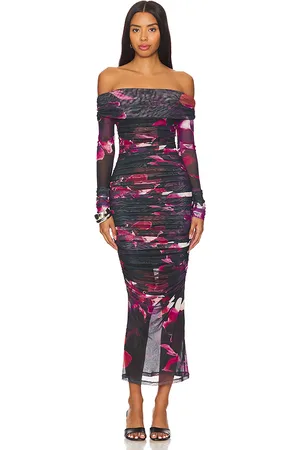 REVOLVE NICHOLAS Nicholas vestido midi oaklyn en color morado talla 0 en - Purple. Talla 0 (también en 10, 12, 2, 4, 6).