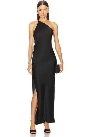 REVOLVE Michael Costello Michael costello vestido largo piper en color talla L en - Black. Talla L (también en M, S, XL).