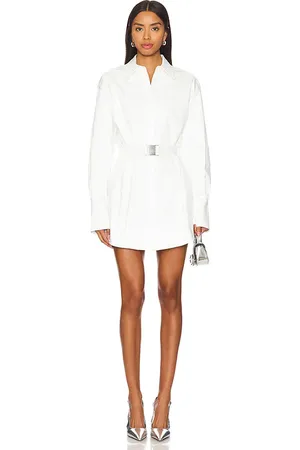 REVOLVE SER.O.YA Ser.o.ya vestido camisero posh poplin en color talla M en - White. Talla M (también en S).