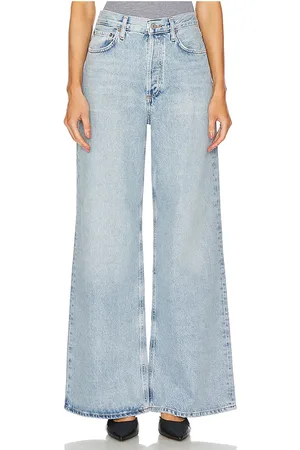 REVOLVE AGOLDE Agolde pierna ancha tiro alto dame en color denim claro talla 25 en - Denim-Light. Talla 25 (también en 26, 27, 28, 29, 30, 31, 32, 33