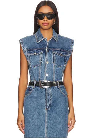 REVOLVE Ronny Kobo Ronny kobo body carlyle en color denim-medium talla M en - Denim-Medium. Talla M (también en S, XS).