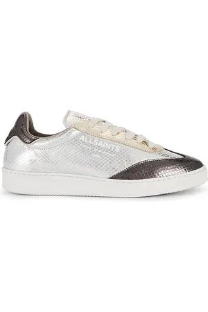 REVOLVE ALLSAINTS Allsaints zapatilla deportiva thelma met en color plateado metálico talla 35 en - Metallic Silver. Talla 35 (también en 36, 37)