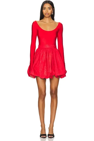 REVOLVE Alice + Olivia Alice + olivia minivestido chara en color rojo talla 0 en - Red. Talla 0 (también en 2).