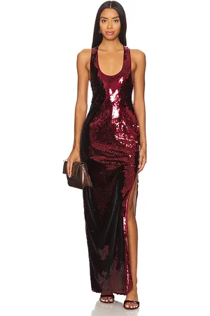 REVOLVE Retrofete Retrofete vestido lentejuelas bella en color burgundy talla L en - Burgundy. Talla L (también en M, S, XL, XS).