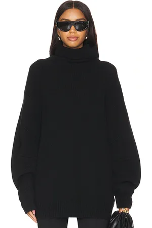 REVOLVE Helmut Lang Helmut lang jersey de cuello alto grueso apex en color talla M en - Black. Talla M (también en XS).