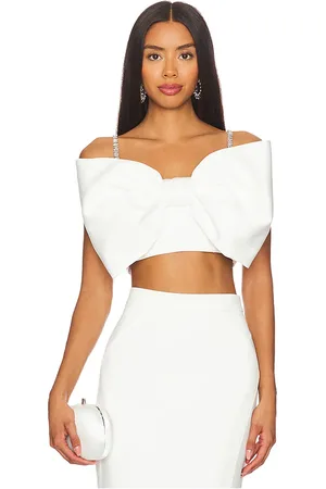 REVOLVE Nadine Merabi Nadine merabi top sin mangas structured en color talla 6/SM en - White. Talla 6/SM (también en 8/M).