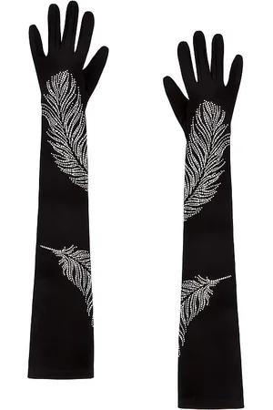 REVOLVE David Koma David koma guantes en color negro talla L en - Black. Talla L (también en XS).